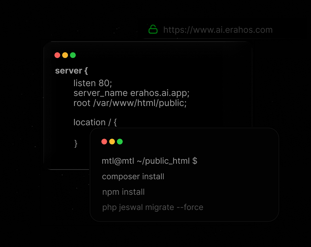Skip months of development — launch in days with Erahos
